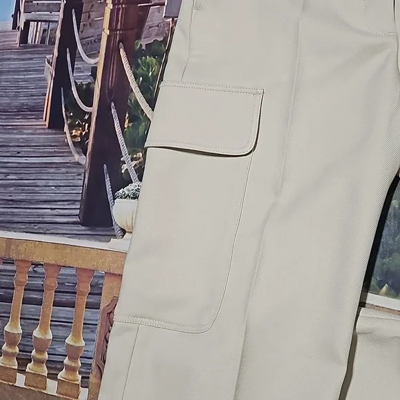 Stella McCartney Yellow Cargo Trousers Pants Size 4 - Picture 4 of 9